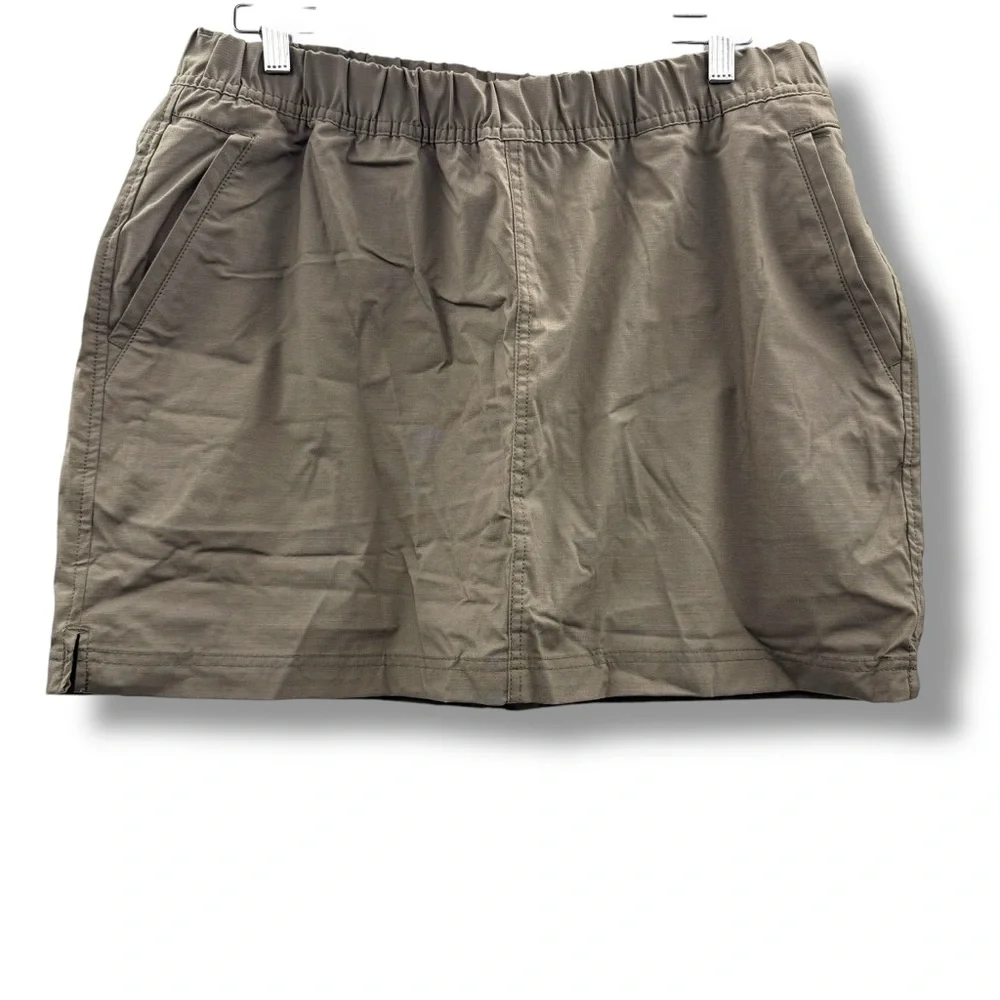 Prana Double Peak Skort in Mud Tan Brown Sz 14 NEW‎